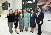 Leyla Əliyeva “Hirkan” sənədli filminin təqdimatında iştirak edib (FOTO)