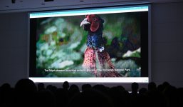 Leyla Əliyeva “Hirkan” sənədli filminin təqdimatında iştirak edib (FOTO)