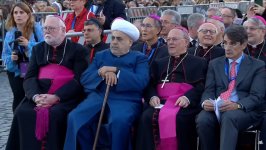 Qafqaz Müsəlmanları İdarəsinin sədri İtaliyada dini liderlərin beynəlxalq tədbirində iştirak edib (FOTO)