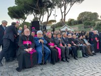 Qafqaz Müsəlmanları İdarəsinin sədri İtaliyada dini liderlərin beynəlxalq tədbirində iştirak edib (FOTO)