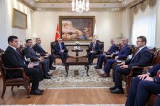 Dövlət Komitəsinin sədri Türkiyənin Diyanət İşləri İdarəsinin rəhbəri ilə görüşüb (FOTO)