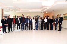 Xalq Bank Eurasian Bank və Uzpromstroybank nümayəndə heyətlərini qəbul edib (FOTO)