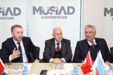 İstanbul Sənaye Palatasının nümayəndə heyəti MÜSİAD Azərbaycanı ziyarət edib (FOTO)