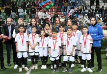 Heydər Əliyev Fondunun vitse-prezidenti Leyla Əliyevanın təşəbbüsü ilə uşaq evlərinin komandaları arasında növbəti minifutbol turniri təşkil olunub (FOTO)