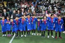 Heydər Əliyev Fondunun vitse-prezidenti Leyla Əliyevanın təşəbbüsü ilə uşaq evlərinin komandaları arasında növbəti minifutbol turniri təşkil olunub (FOTO)
