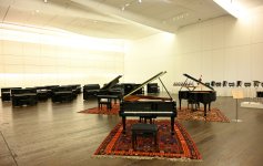 Heydər Əliyev Fondunun dəstəyi ilə alınan musiqi alətlərinin təqdimatı olub (FOTO)