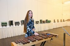 Heydər Əliyev Fondunun dəstəyi ilə alınan musiqi alətlərinin təqdimatı olub (FOTO)