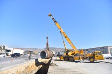 Lökbatanda 23 kilometrlik kollektor və sutəmizləyici qurğu tikilir (FOTO)