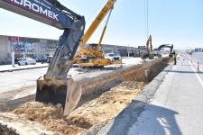 Lökbatanda 23 kilometrlik kollektor və sutəmizləyici qurğu tikilir (FOTO)