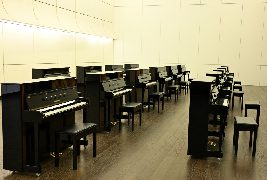 Heydər Əliyev Fondunun dəstəyi ilə alınan musiqi alətlərinin təqdimatı olub (FOTO)