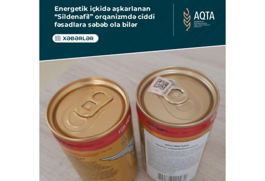 Energetik içkidə təhlükəli maddə aşkarlanıb