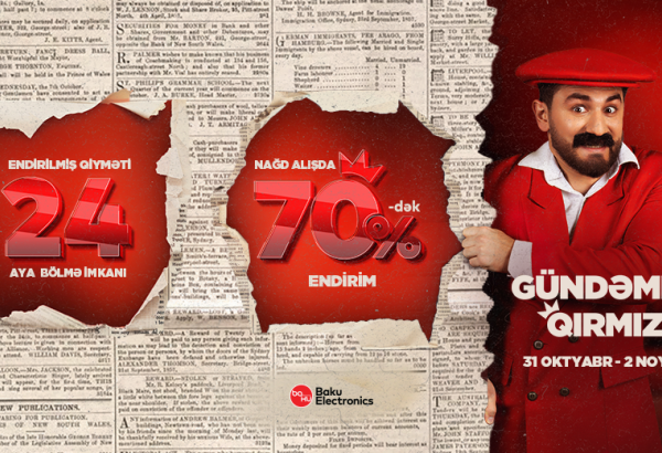 Gündəmdə qırmızıdır - "Baku Electronics"də Qırmızı Şənbə başladı! (VİDEO)