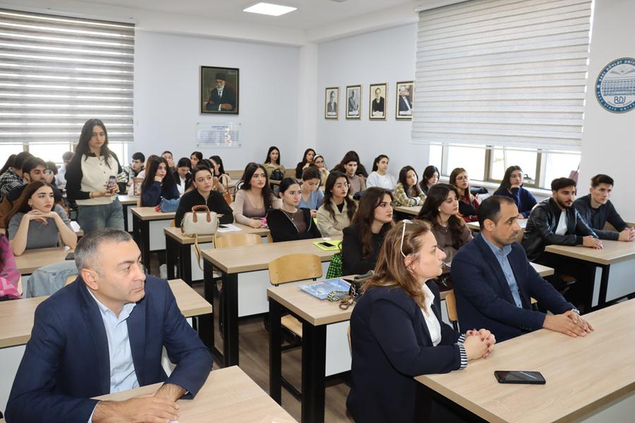 Audiovizual Şura BDU-nun tələbələri üçün növbəti seminar təşkil edib (FOTO)