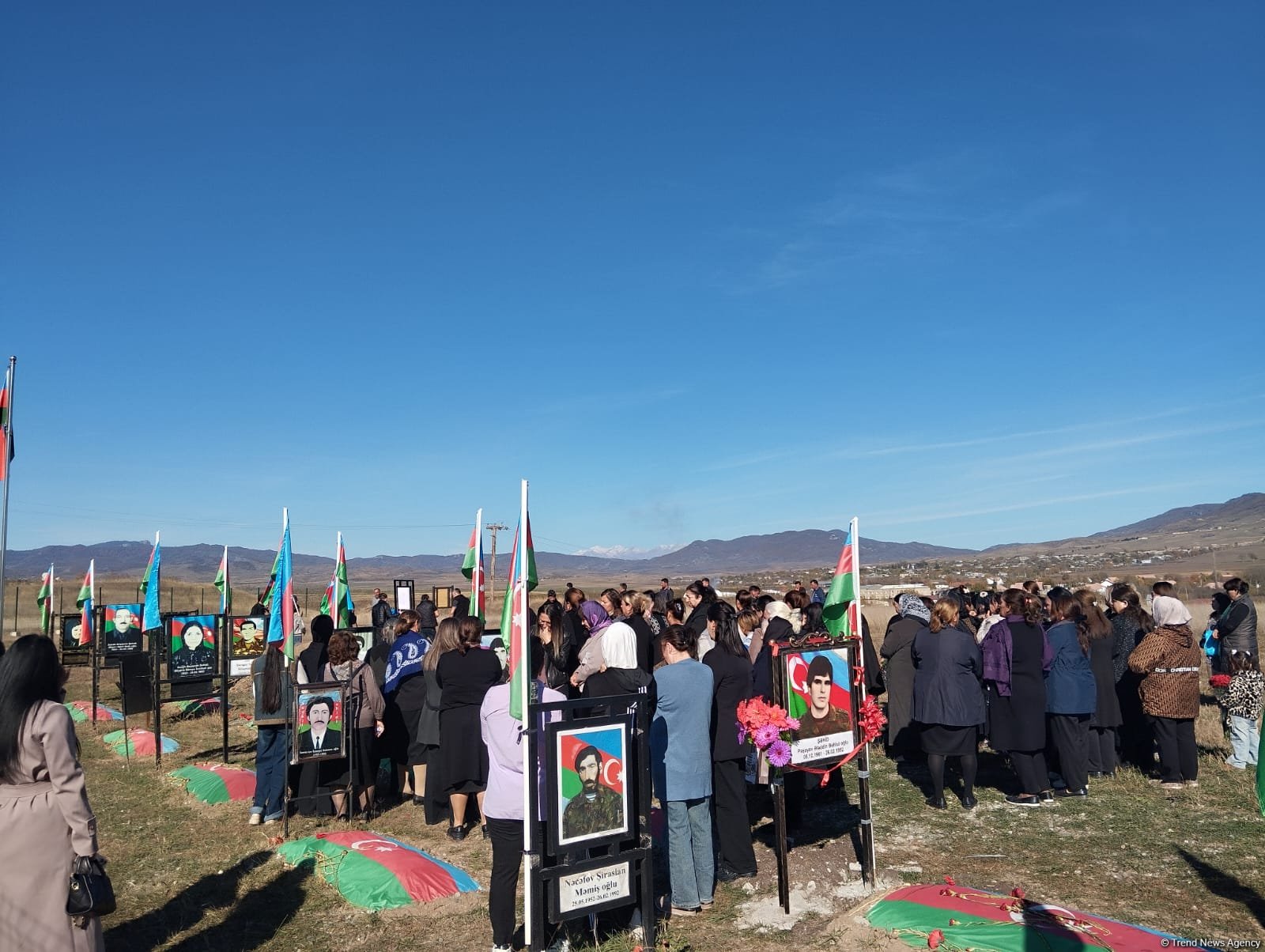 Xocalıda Birinci Qarabağ müharibəsinin iki itkin şəhidi dəfn edildi (FOTO)