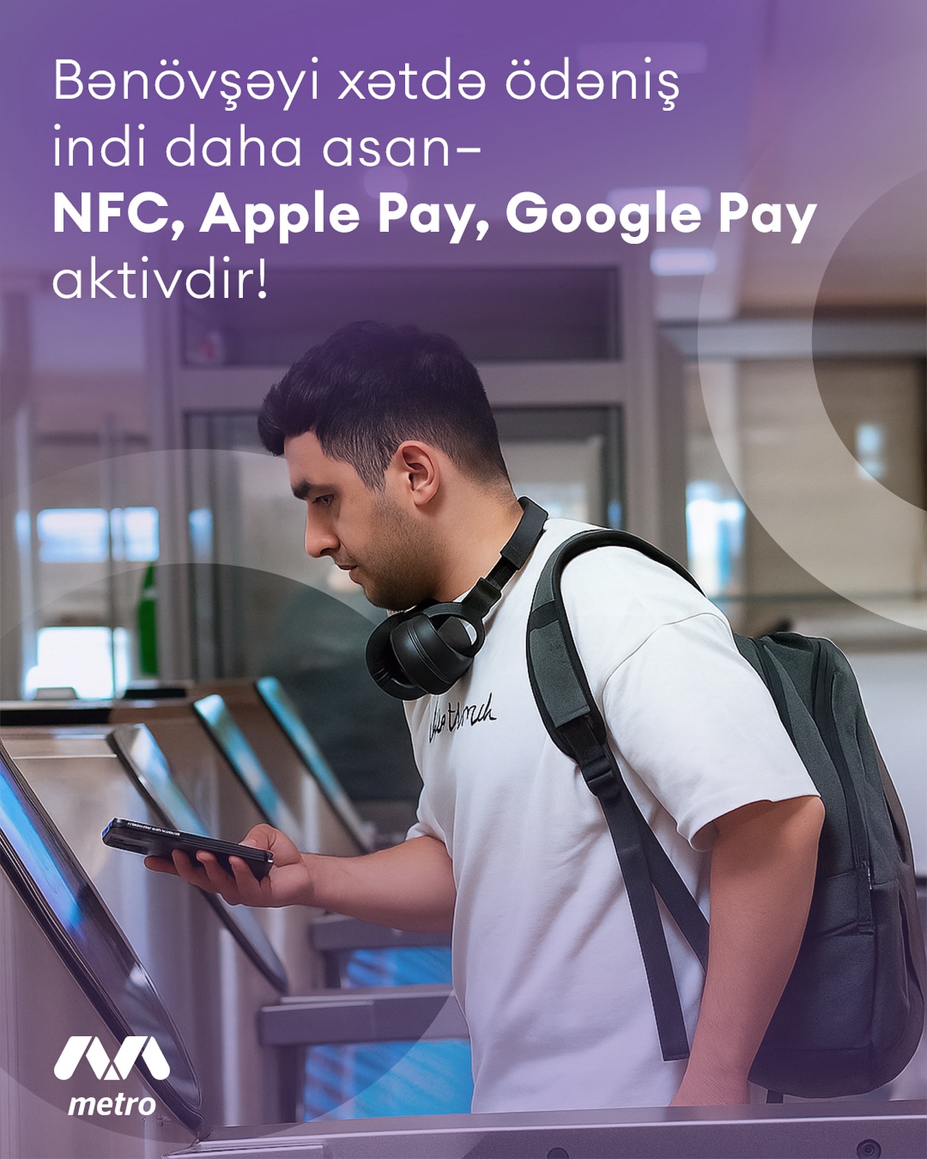 Bu metro stansiyalarında bank kartı ilə ödəniş mümkün olacaq