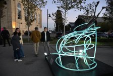 “Art Weekend” festivalı çərçivəsində Daş Salnamə Muzeyində sərgilər açılıb (FOTO)