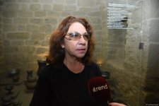 İçərişəhərdə yerləşən XVII əsrə aid Yeraltı hamamda "Axar yaddaş" adlı sərgi açılıb (FOTO)