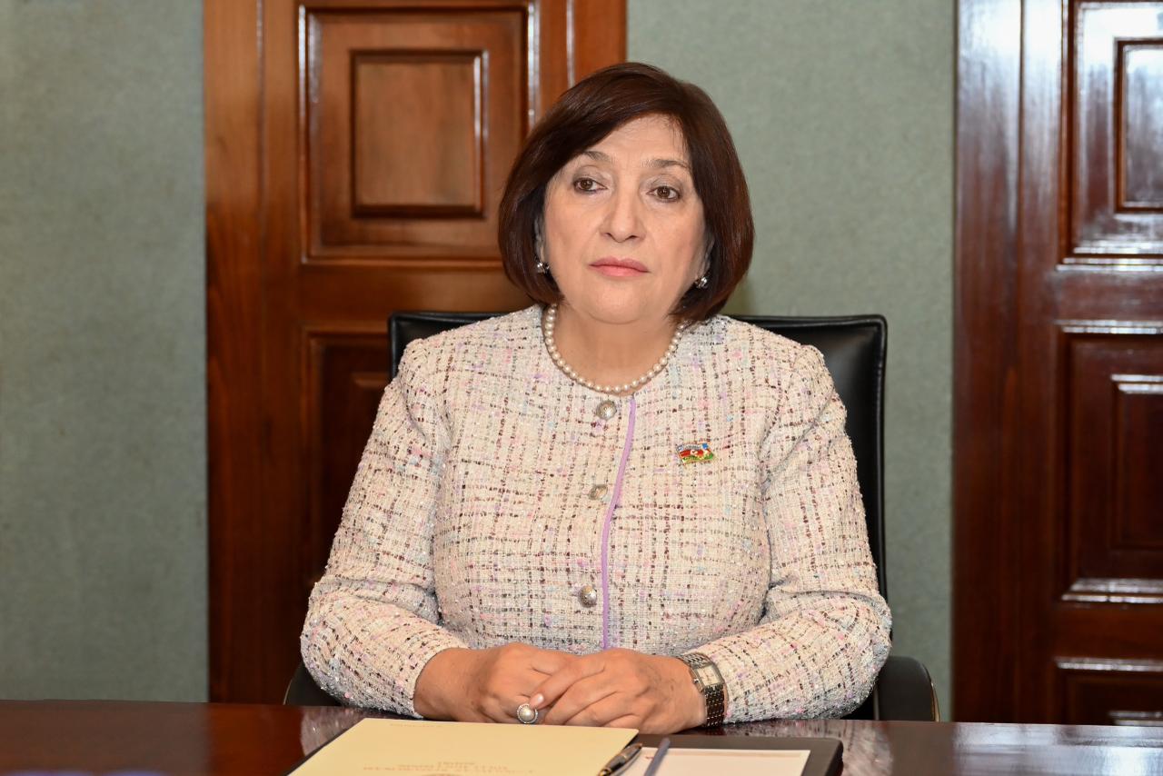 Sahibə Qafarova Ərəb Parlamentinin Prezidenti ilə görüşüb (FOTO)