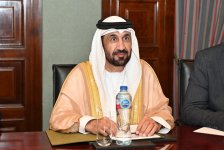 Sahibə Qafarova Ərəb Parlamentinin Prezidenti ilə görüşüb (FOTO)