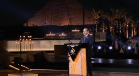 Sahibə Qafarova Böyük Misir Muzeyinin açılış mərasimində iştirak edib (FOTO)