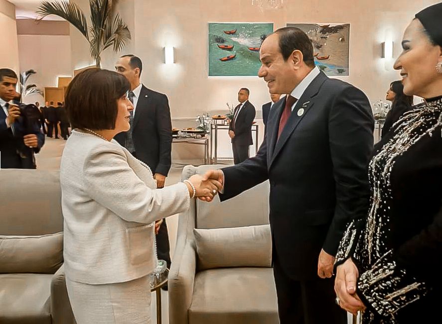 Sahibə Qafarova Böyük Misir Muzeyinin açılış mərasimində iştirak edib (FOTO)