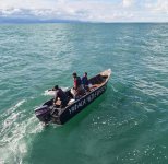 Dənizdə batma təhlükəsi ilə üzləşən balıqçılar xilas ediliblər - DSX (FOTO)