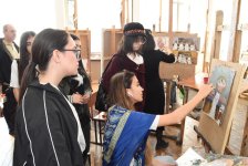 "Art Weekend" festivalı çərçivəsində Rəssamlıq Akademiyasında açıq qapı günləri keçirilib (FOTO)