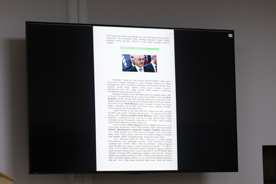 “Onlar beynəlxalq hüquq baxımından müharibə cinayətləri və insanlıq əleyhinə cinayətlər törətmiş şəxslərdir” - Ermənistan vətəndaşlarının məhkəməsində prokurorların çıxışı başladı (FOTO)