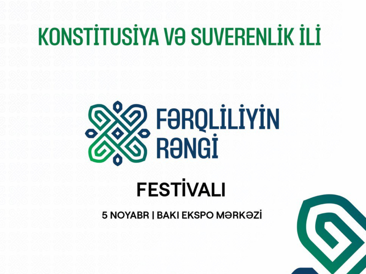 Bakıda “Fərqliliyin rəngi” festivalı keçiriləcək