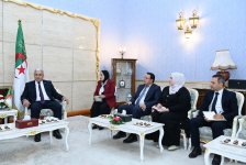 Ceyhun Bayramov Əlcəzair Xalq Milli Məclisinin sədri ilə görüşüb (FOTO)