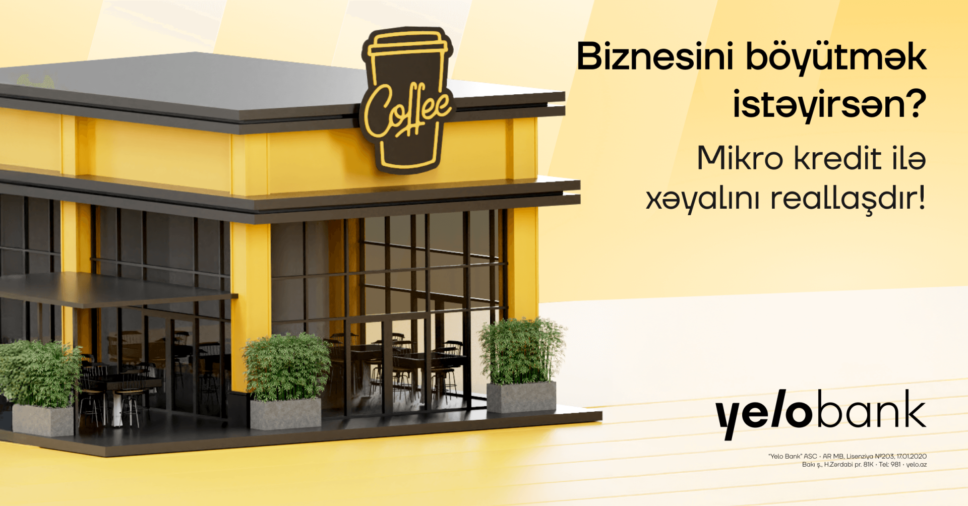 Biznesini böyütmək artıq daha əlçatandır!