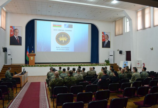 Bakıda NATO kursu keçirilir (FOTO)