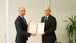 “Azərlotereya” növbəti dəfə üç beynəlxalq standart üzrə sertifikat alıb (FOTO)