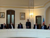 Yunus Oğuza TÜRKSOY tərəfindən "Onur nişanı" təqdim edilib (FOTO)