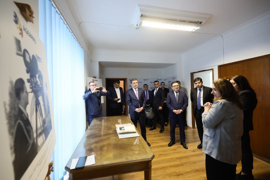 Azərbaycan və Rumıniya milli xəbər agentlikləri arasında əməkdaşlıq müzakirə olunub (FOTO)