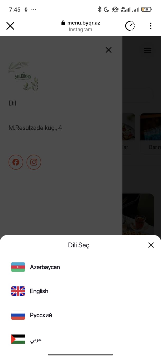 Bakıda məşhur restoranda Fələstin bayrağı mübahisəsi (FOTO)