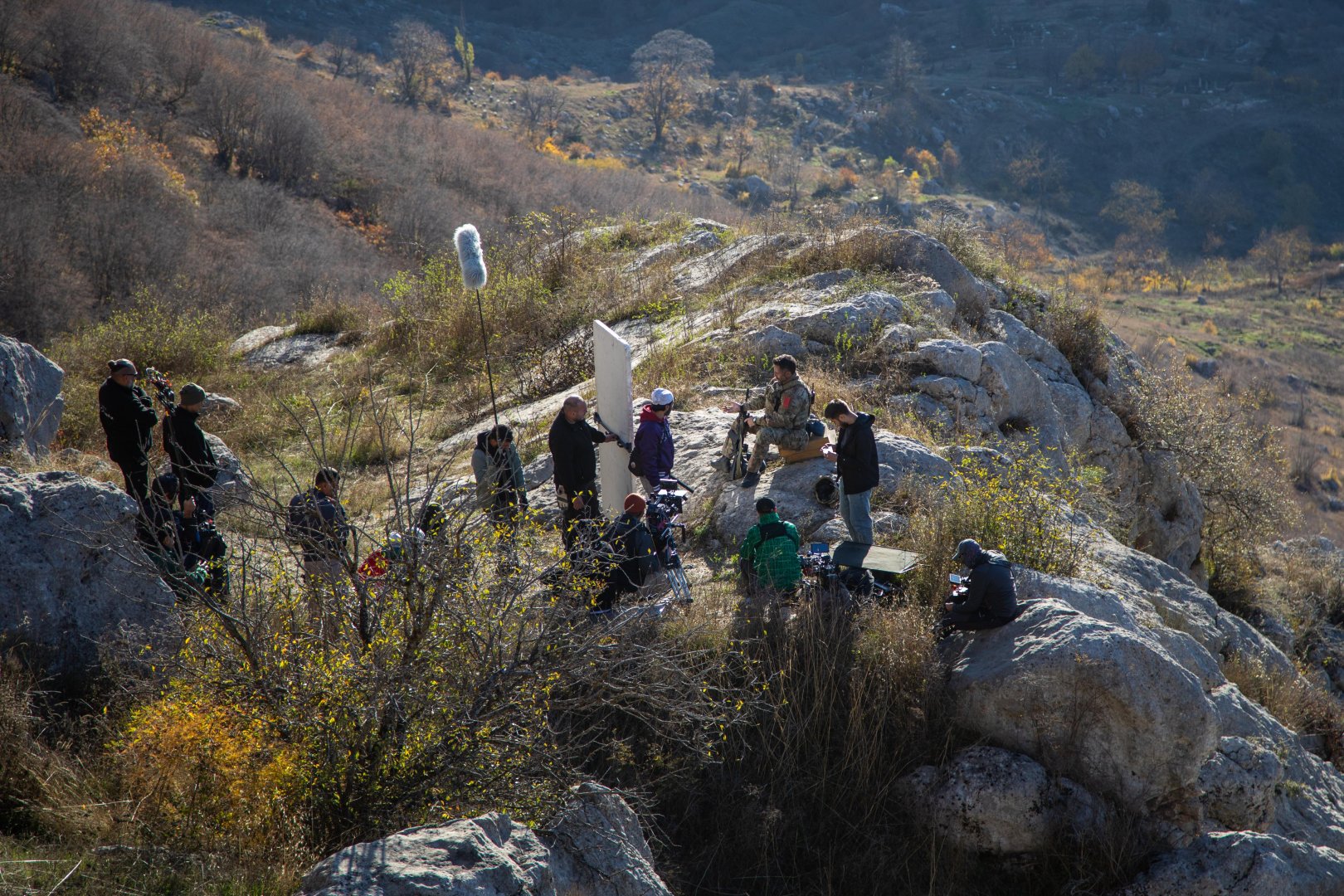 “44” bədii filminin çəkilişləri başa çatıb (FOTO)