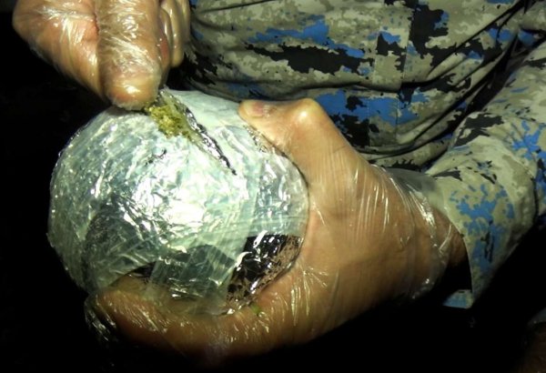 Biləsuvarda “kahı” yükündə 97 kiloqramdan artıq narkotik vasitə aşkarlanıb (FOTO)