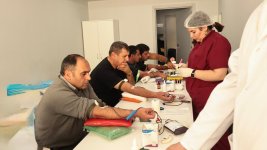 Laçında qanvermə aksiyası keçirilib (FOTO)