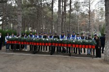 Abşeronda Zəfər Günü ilə əlaqədar ağacəkmə aksiyası keçirilib (FOTO)