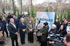 Abşeronda Zəfər Günü ilə əlaqədar ağacəkmə aksiyası keçirilib (FOTO)