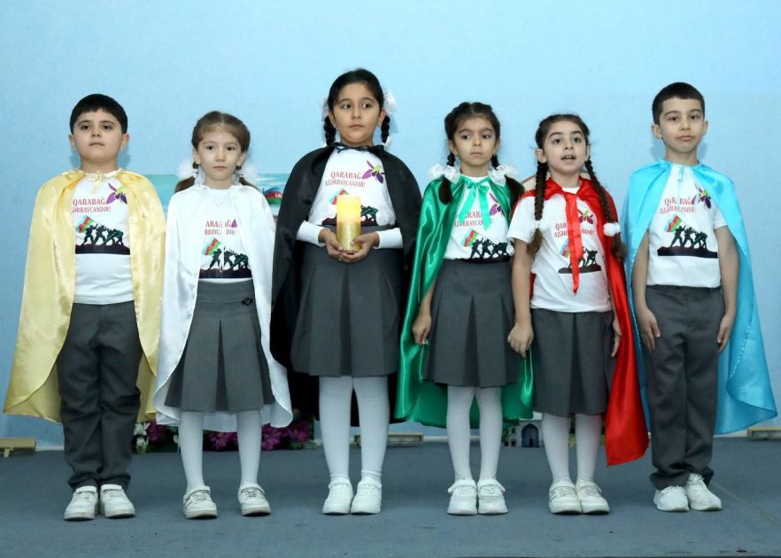 Heydər Əliyev adına liseydə “Sən qalibsən, Azərbaycan!” adlı tədbir keçirilib (FOTO)