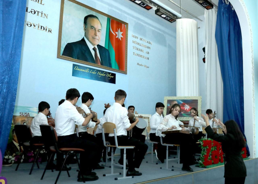 Heydər Əliyev adına liseydə “Sən qalibsən, Azərbaycan!” adlı tədbir keçirilib (FOTO)