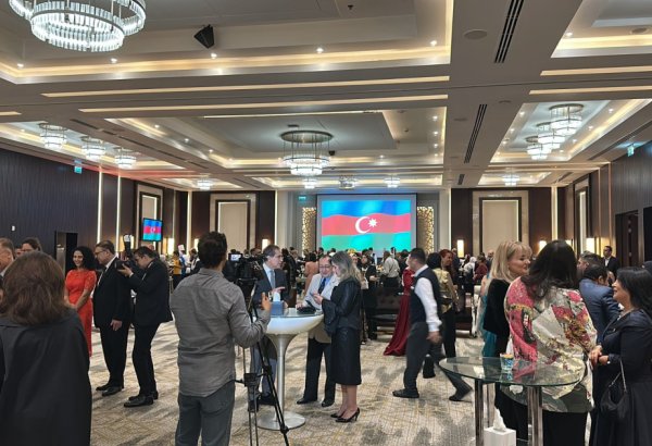 Qahirədə Zəfər Günü və Dövlət Bayrağı Günü münasibətilə tədbir keçirilib (FOTO)