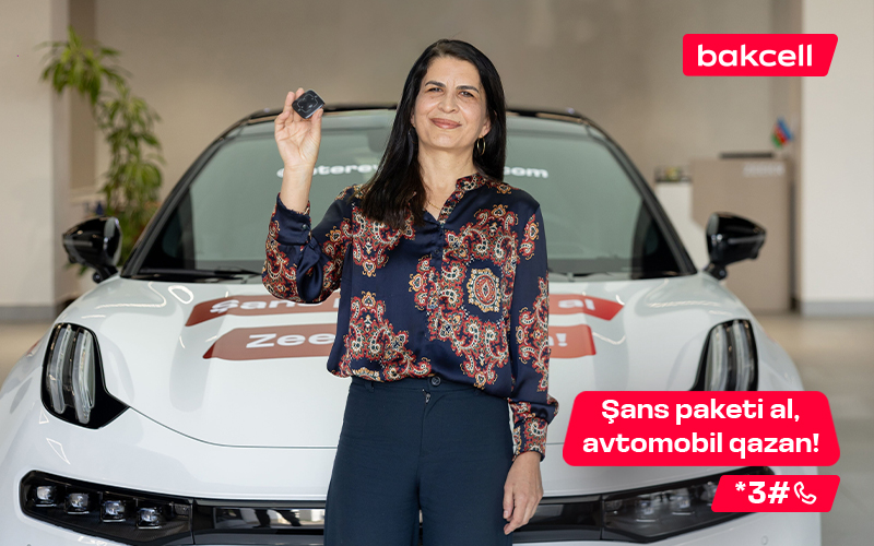 "Bakcell"in lotereyasında 5-ci lüks avtomobil sahibinə təhvil verildi! (FOTO)