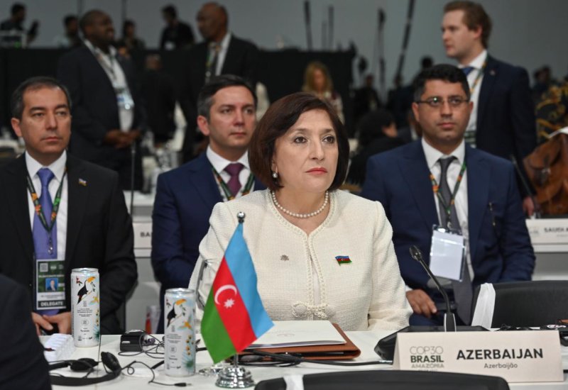 Milli Məclisin sədri Sahibə Qafarova Braziliyada COP30-un Liderlər Sammitində çıxış edib (FOTO)