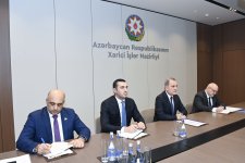 Ceyhun Bayramov Yunanıstanın Azərbaycandakı səfiri ilə görüşüb (FOTO)