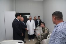 Xaçmazda müalicə alan Vətən müharibəsi iştirakçısı və ehtiyatda olan hərbi qulluqçu ziyarət olunub (FOTO)