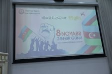 Xaçmazda Zəfər Gününə həsr olunan “Əsrə bərabər 44 gün” adlı konfrans keçirilib (FOTO)