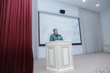 Xaçmazda Zəfər Gününə həsr olunan “Əsrə bərabər 44 gün” adlı konfrans keçirilib (FOTO)